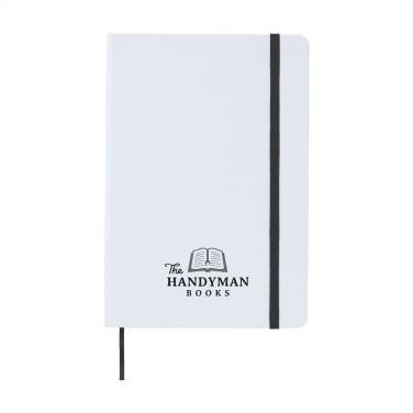 Logo trade promotional giveaways image of: WhiteNote A5 Paper notebook