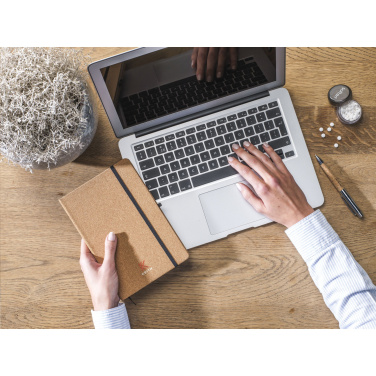 Logotrade promotional item image of: CorkNote A5 Paper notebook