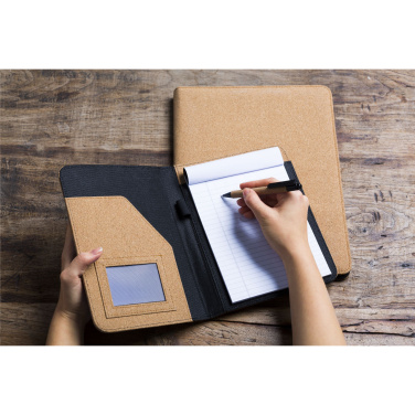 Logo trade advertising products picture of: Eco Conference Cork A5 document folder
