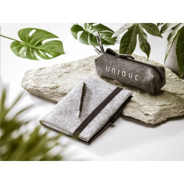 Logotrade promotional gift picture of: Pencil Case GRS RPET Felt