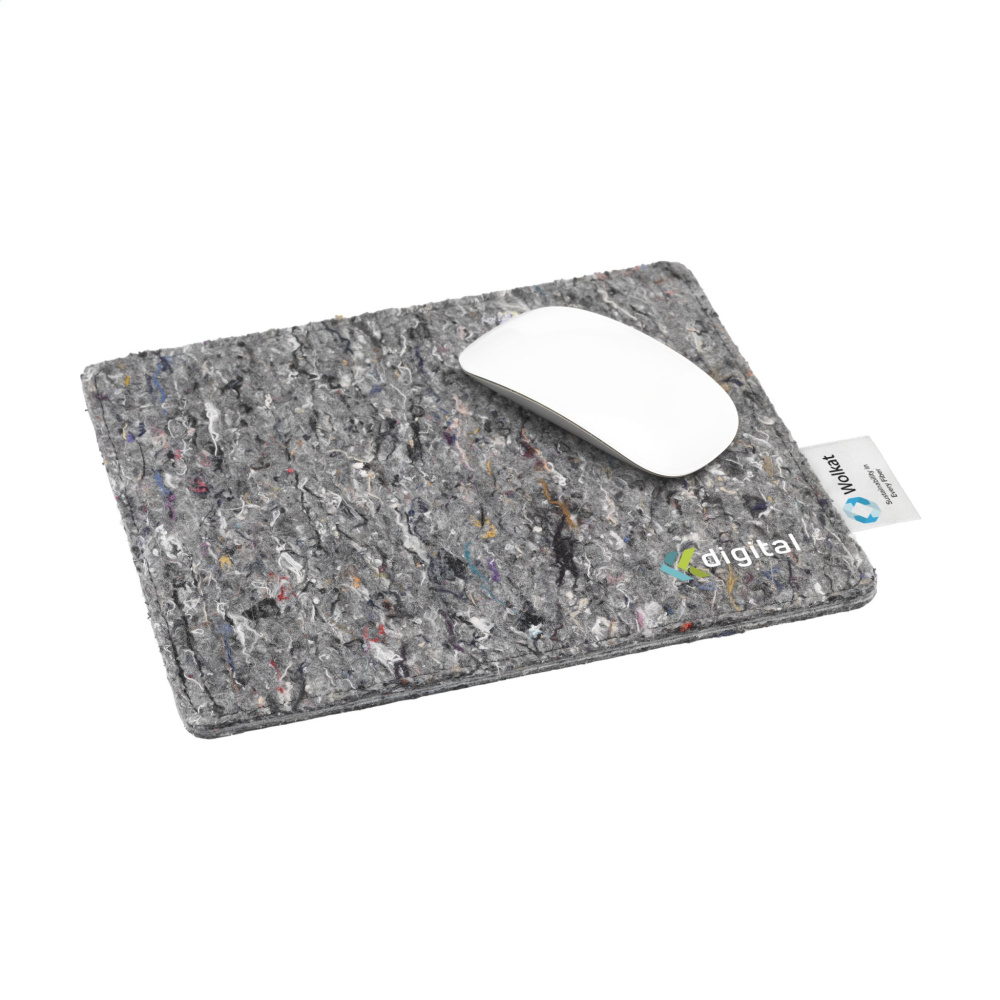 Logotrade promotional giveaways photo of: Wolkat Tangier Recycled Textile Mousepad