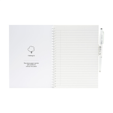 Logotrade advertising product picture of: MOYU Erasable Stone Paper Notebook SoftCover 18 pages