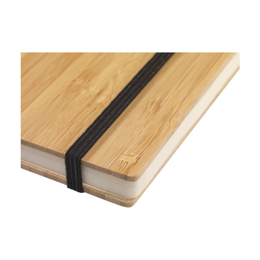 Logotrade corporate gift image of: Bamboo Journal Naked Spine Paper Notebook A5