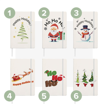 Logo trade advertising products image of: Pocket Notebook A5 X-Mas