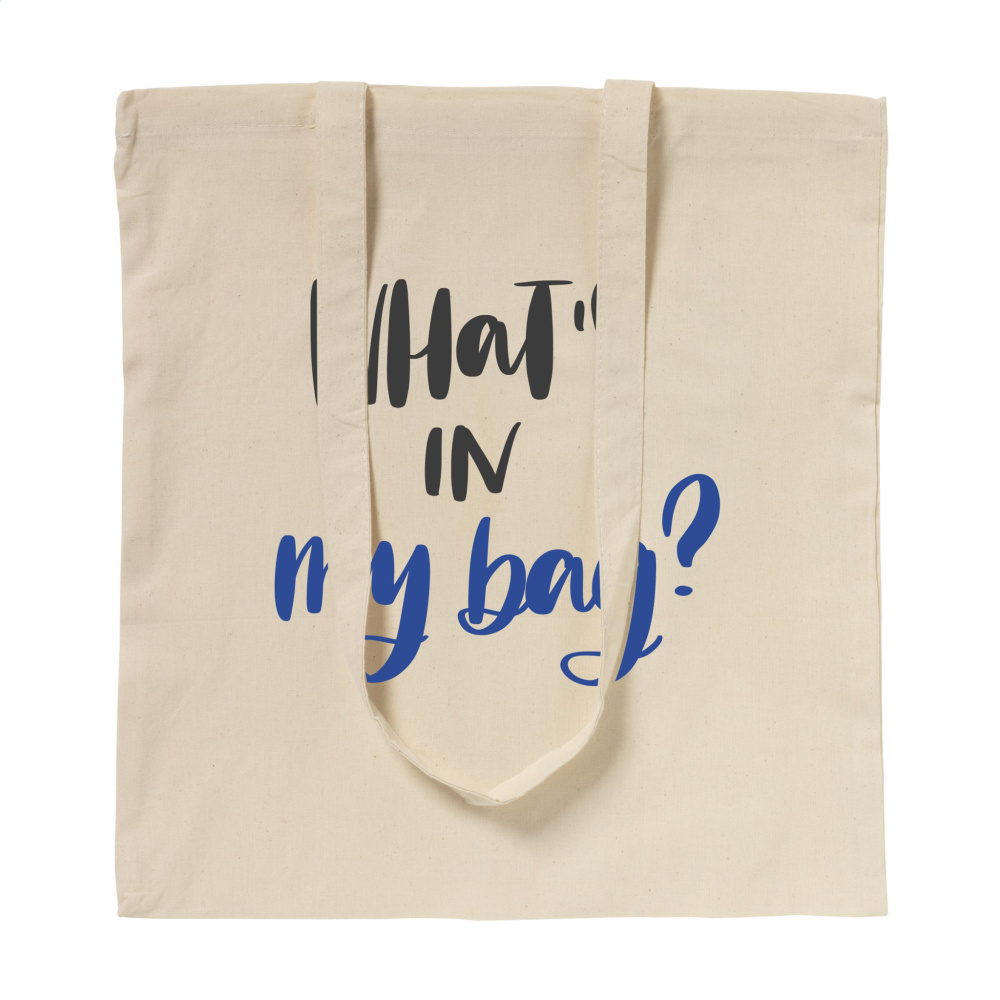 Logo trade promotional items picture of: ShoppyBag (100 g/m²) long handles cotton bag