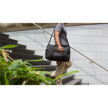 Logo trade business gifts image of: Lennon RCS Recycled PU Sports-/Travelbag