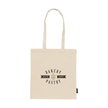 Logo trade promotional giveaways picture of: ShoppyBag GRS Recycled Cotton (180 g/m²)