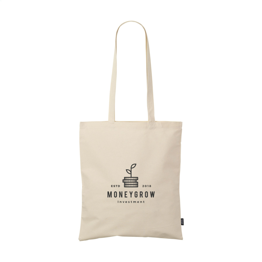 Logo trade business gifts image of: ShoppyBag GRS Recycled Cotton (180 g/m²)