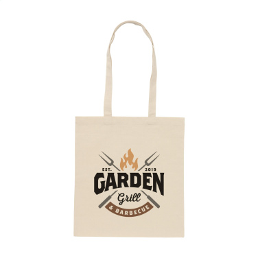 Logo trade promotional merchandise image of: ShoppyBag (180 g/m²) long handles cotton bag