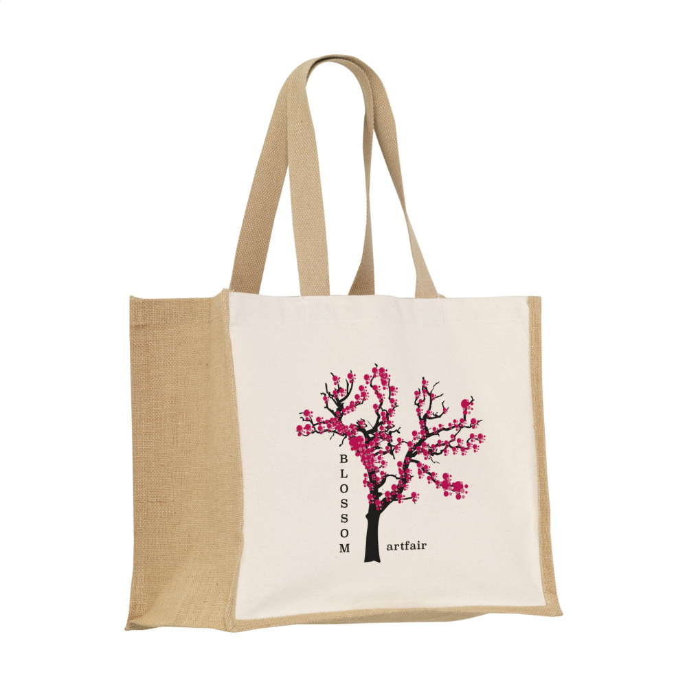 Logo trade promotional products picture of: Jute Canvas Shopper (320 g/m²) bag