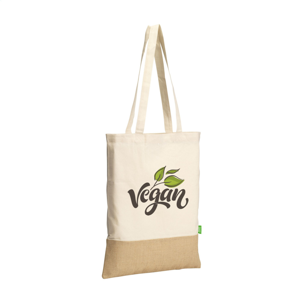 Logo trade promotional products image of: Combi Organic Shopper (160 g/m²) bag