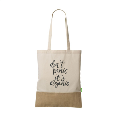 Logotrade promotional giveaway image of: Combi Organic Shopper (160 g/m²) bag