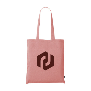 Logotrade promotional gift picture of: GRS Recycled Cotton Shopper (180 g/m²) bag