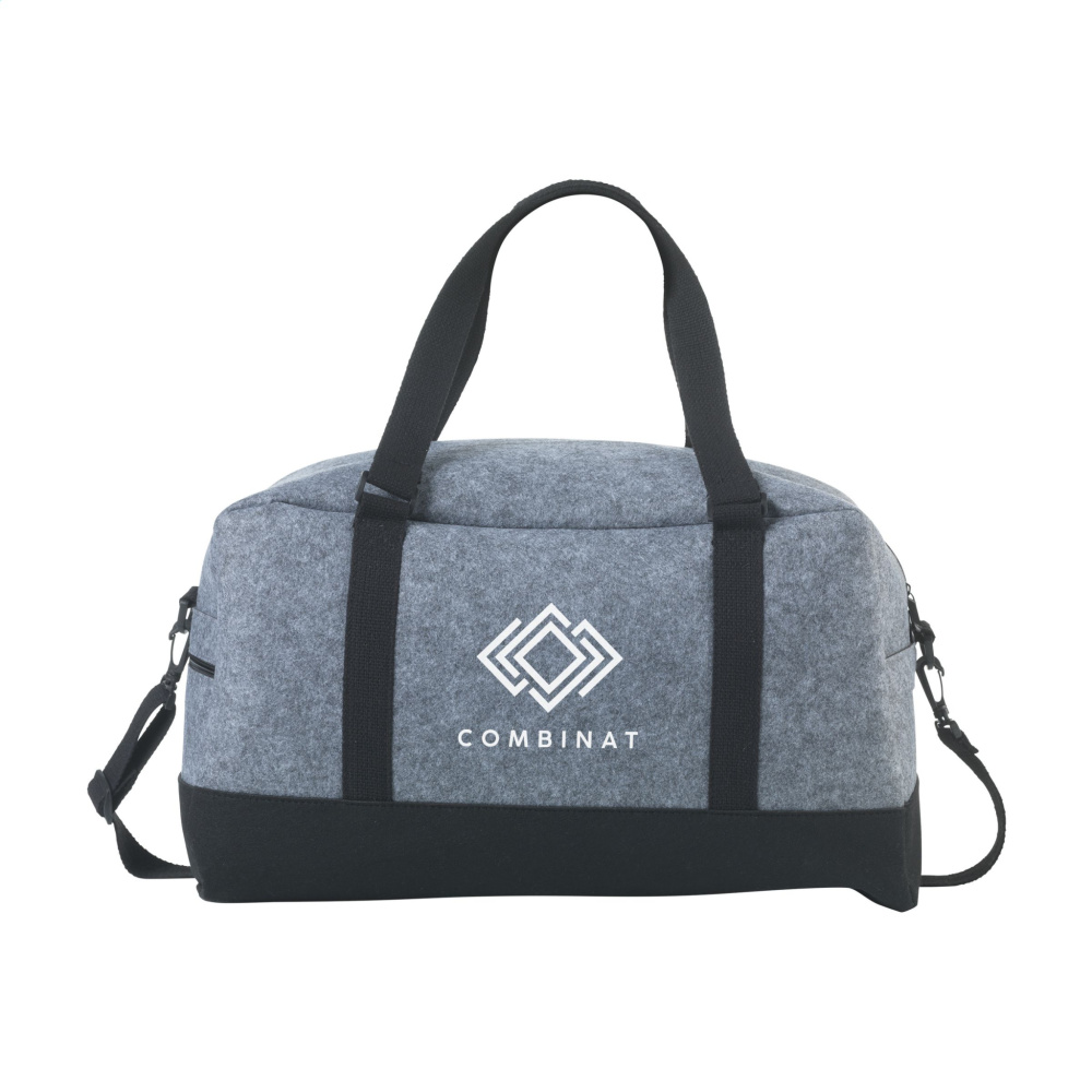 Logo trade business gifts image of: Feltro GRS RPET Weekend Bag travelling bag