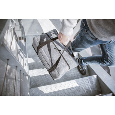 Logo trade promotional products image of: Feltro GRS RPET Weekend Bag travelling bag