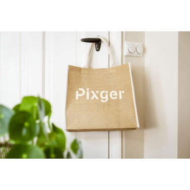 Logotrade promotional product picture of: Gerona Jute Shopper bag