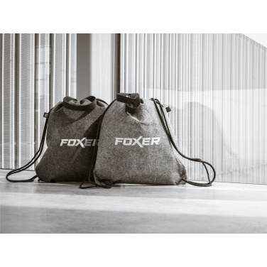 Logotrade promotional merchandise image of: GRS RPET Felt PromoBag Plus backpack