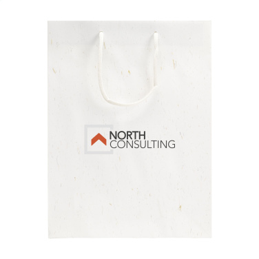 Logotrade promotional merchandise photo of: Leaf It Bag recycled with straw fibres (180 g/m²) L