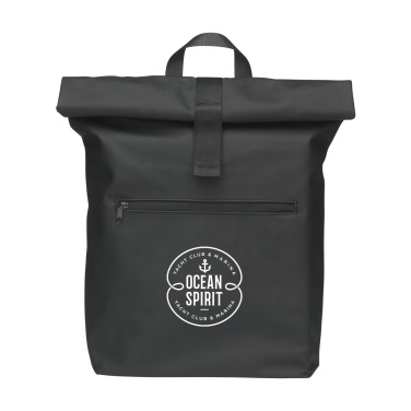 Logotrade advertising product picture of: Lennon Roll-Top Recycled Backpack