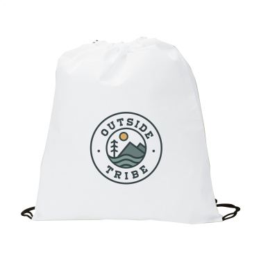 Logo trade promotional merchandise picture of: Non-Woven Promobag GRS RPET backpack
