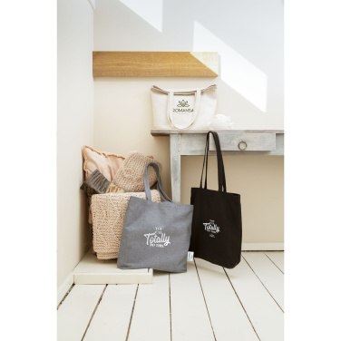 Logo trade promotional merchandise picture of: Wolkat Rabat Recycled Textile Shopper