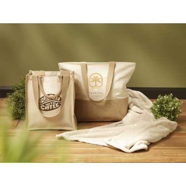Logo trade corporate gifts image of: Yucatan Shopper Organic Cotton (320 g/m²)
