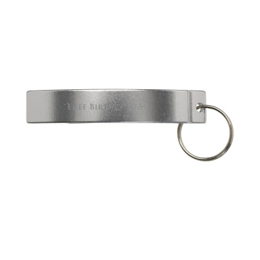 Logo trade corporate gift photo of: Alu Opener keyring