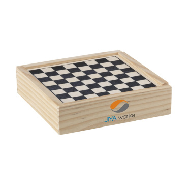 Logotrade business gifts photo of: WoodGame 5-in-1 game set