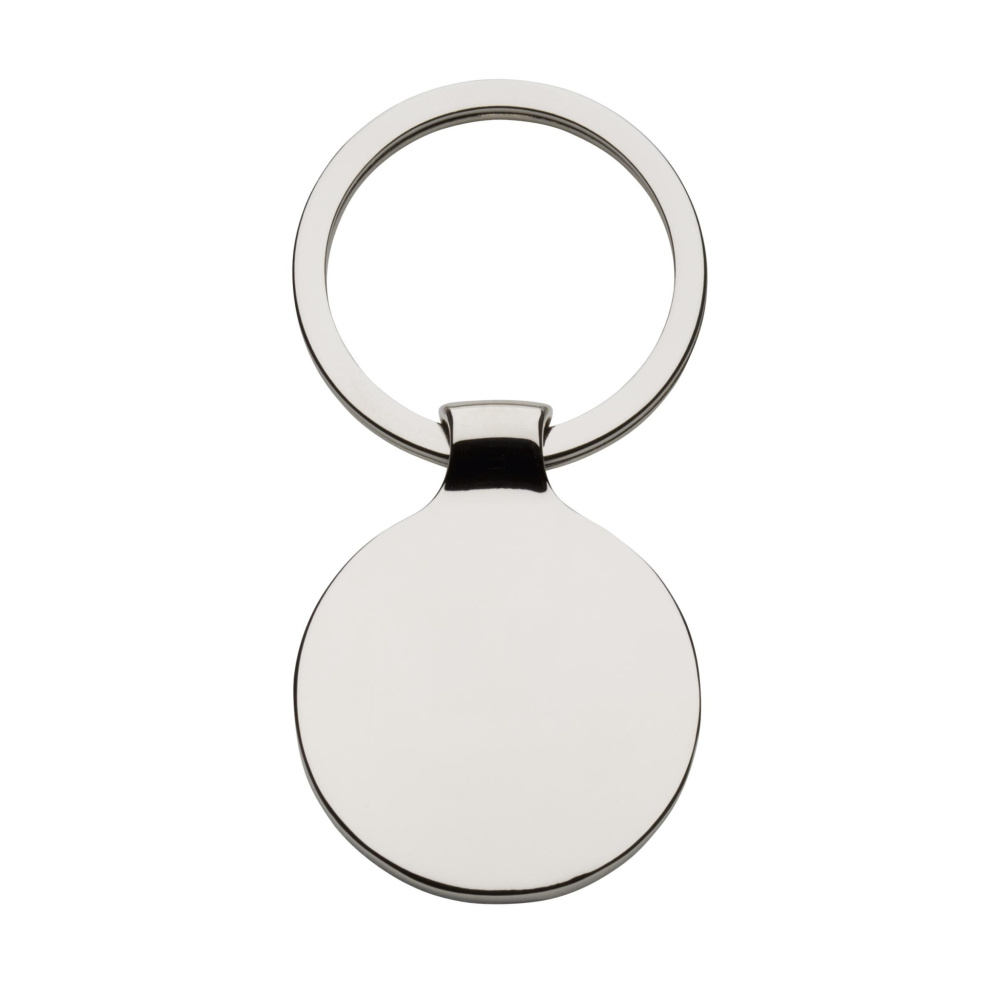 Logo trade promotional products image of: KeyTag Circle keyring