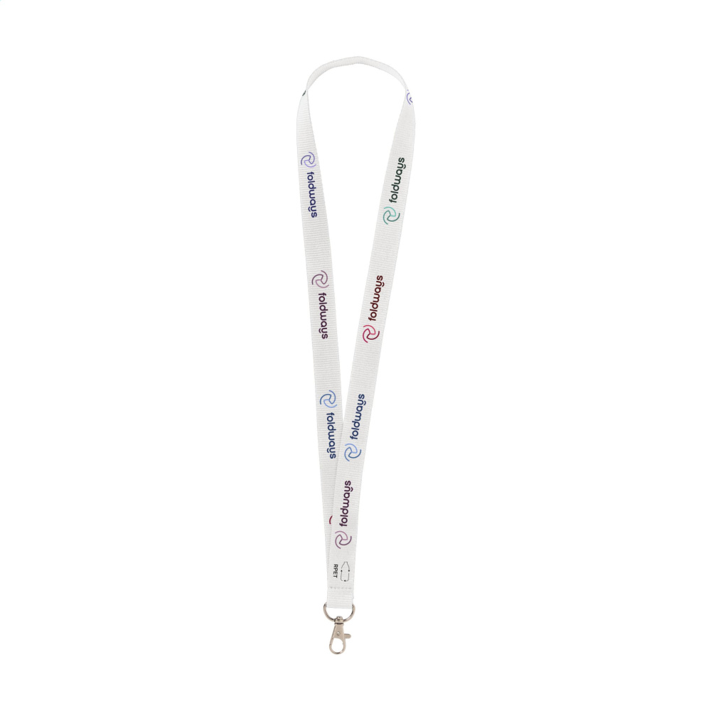 Logo trade promotional merchandise image of: Lanyard Sublimation RPET 2 cm keycord