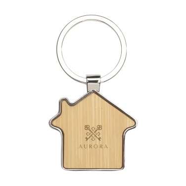Logotrade promotional merchandise picture of: Casa bamboo keyring