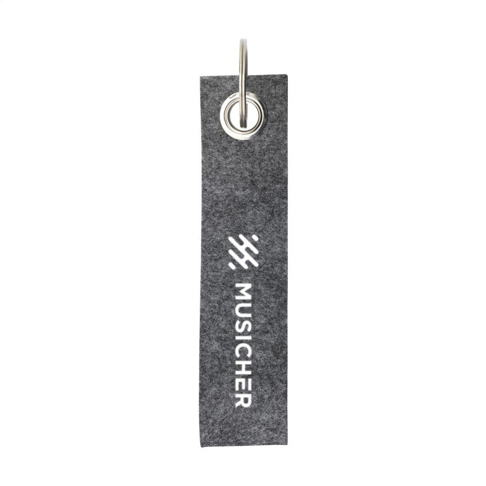 Logo trade corporate gifts image of: GRS RPET Felt Keyring