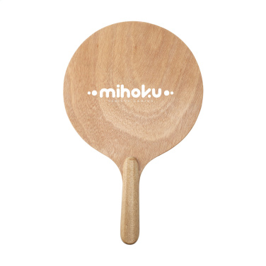 Logo trade business gifts image of: Playa Wood BeachTennis beach game