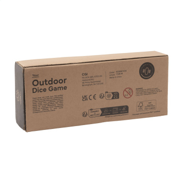 Logo trade promotional product photo of: Outdoor Dice Game