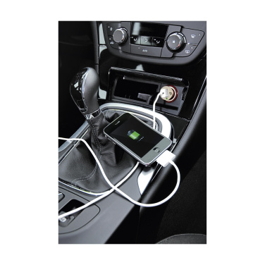 Logo trade promotional items image of: USB CarCharger plug