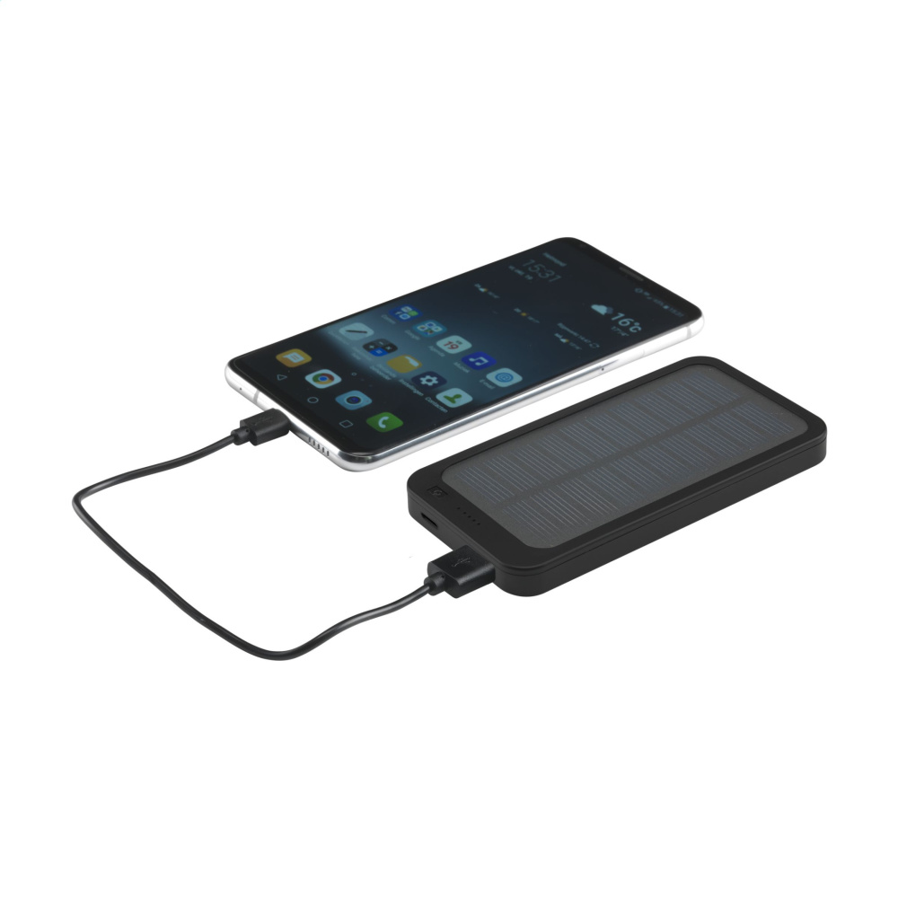 Logotrade business gifts photo of: Solar RCS Powerbank 4000 power charger