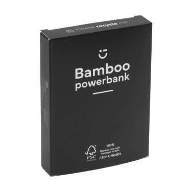 Logo trade promotional items picture of: Bamboo 4000 Powerbank external charger