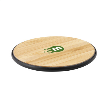 Logotrade advertising product picture of: Bamboo 10W Wireless Charger wireless fast charger