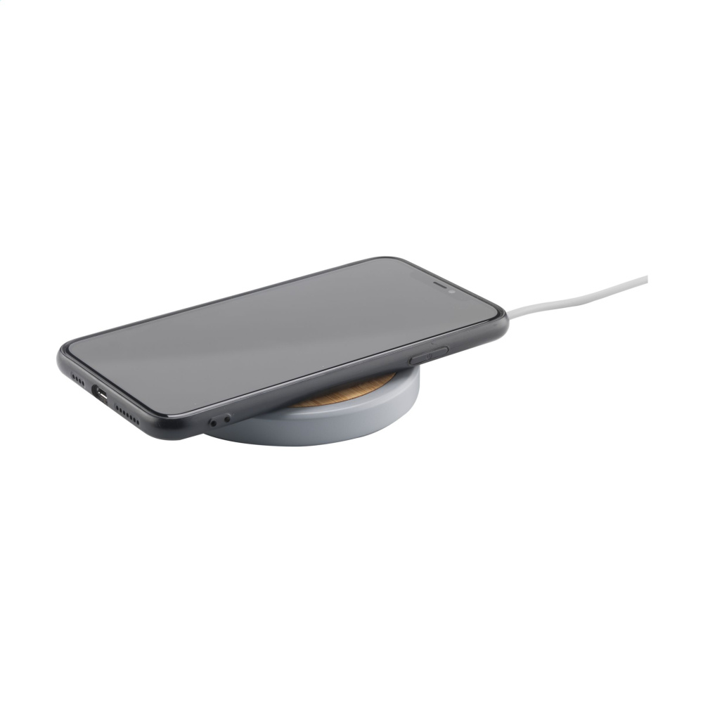 Logo trade business gifts image of: Lidos Stone ECO 10W Wireless Charger