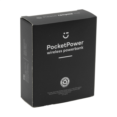 Logo trade promotional items image of: PocketPower 10000 Wireless Powerbank wireless charger