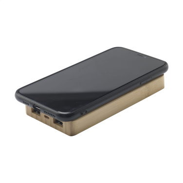 Logotrade promotional product image of: Solar Powerbank 8000+ Wireless Charger