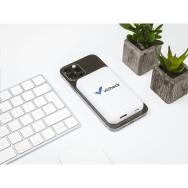 Logo trade promotional gift photo of: Force Magnetic RCS Recycled Wireless Powerbank 5000