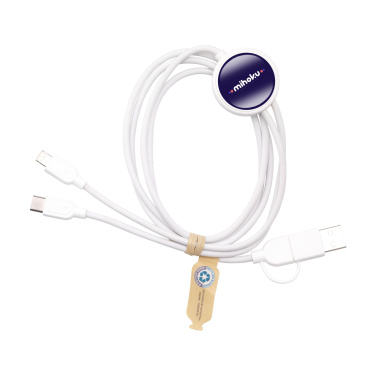 Logo trade promotional products image of: Charging Cable RCS Recycled ABS-TPE
