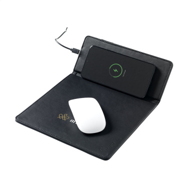 Logo trade advertising product photo of: RCS Recycled Wireless Charging Mousepad