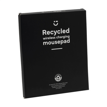 Logo trade promotional items image of: RCS Recycled Wireless Charging Mousepad