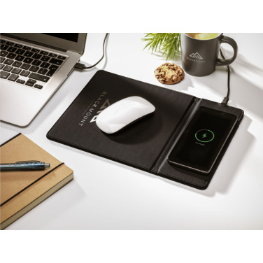 Logotrade promotional gifts photo of: RCS Recycled Wireless Charging Mousepad