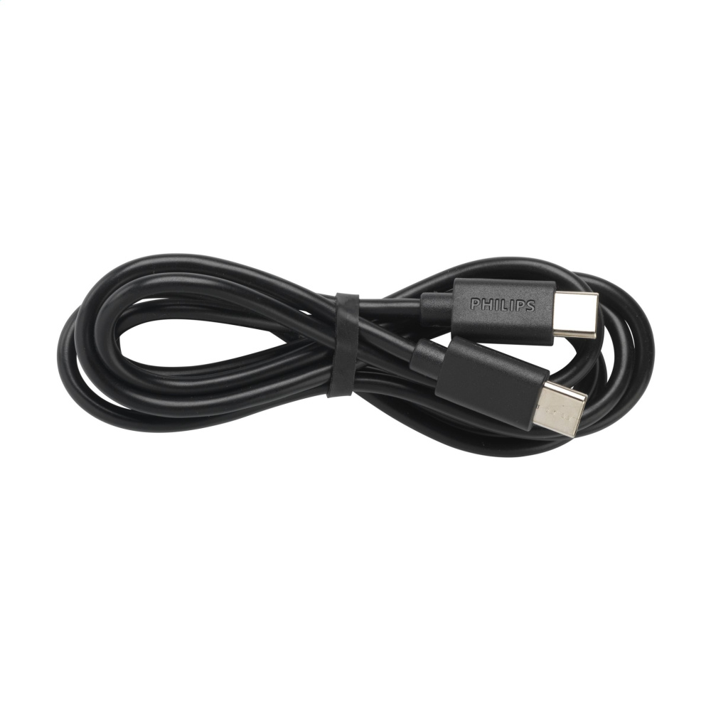 Logo trade promotional merchandise image of: Philips Cable USB-C to USB-C