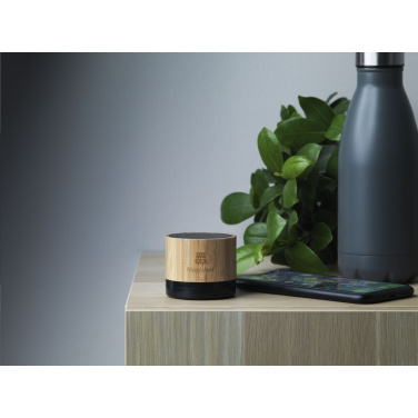 Logo trade promotional products image of: Bambox Bamboo Speaker