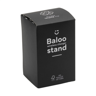 Logo trade business gifts image of: Baloo Wireless Charger Stand 15W