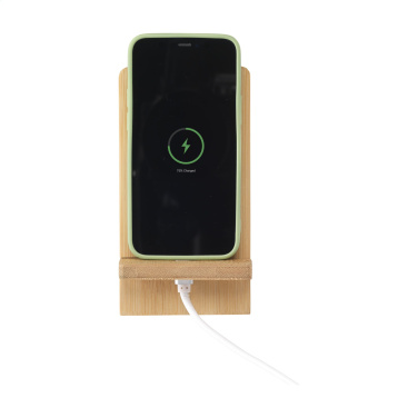 Logo trade promotional product photo of: Miyo Bamboo Phone Stand